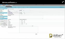 Demo de Dolibarr, ERP Open Source para la PYME