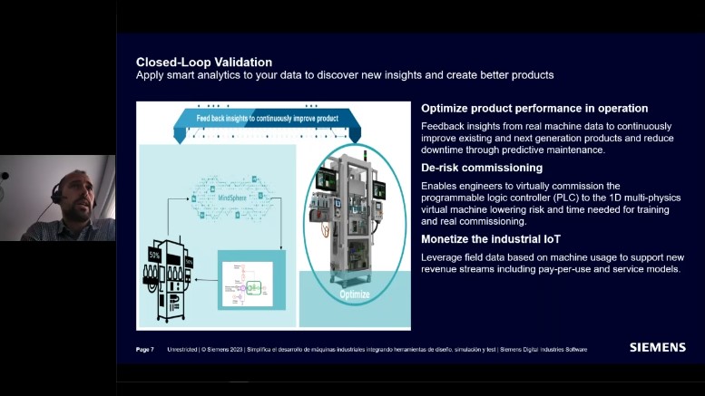 Diseño, simulación y test para desarrollo de máquinas industriales con Siemens Xcelerator